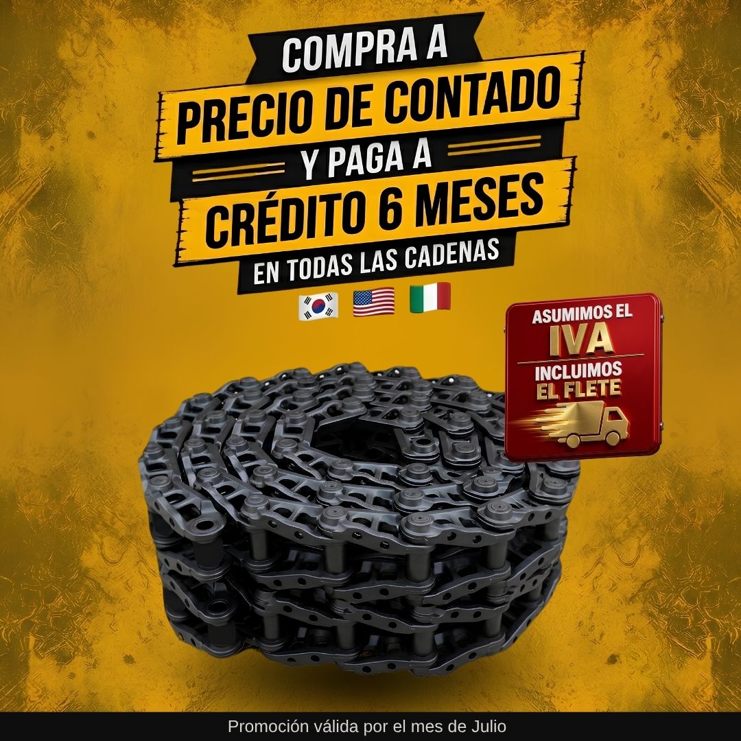 Compra a precio de contado y paga a crédito 6 meses en todas las cadenas — asumimos el IVA e incluimos el flete. Promoción válida por el mes de julio.