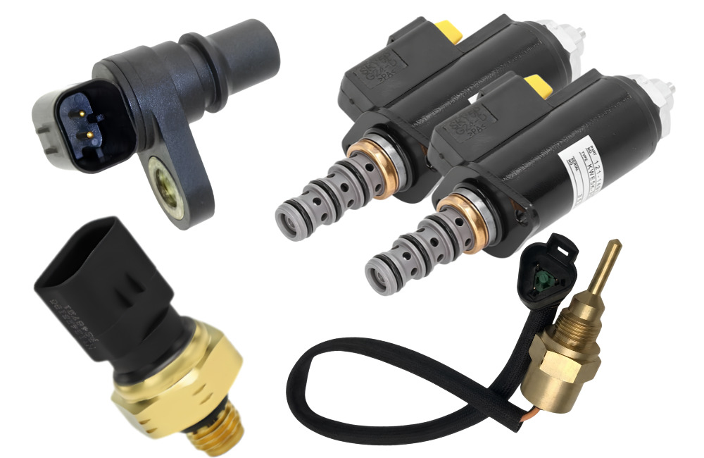 Sensores y Solenoides para maquinaria pesada — Tracto Partes Ecuador